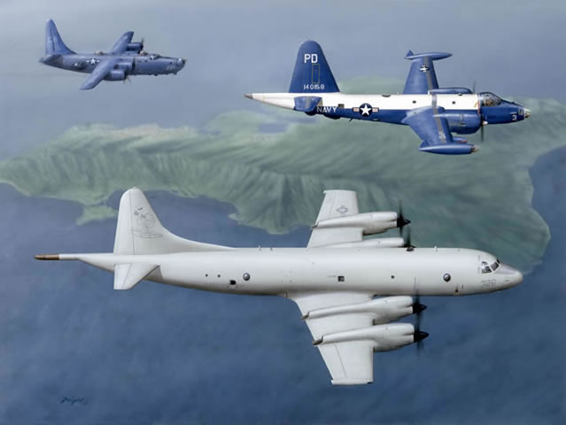 "Patrol Squadron Nine" - Don Feight - P-3 Orion, P-2 Neptune & PB4Y-2 Art